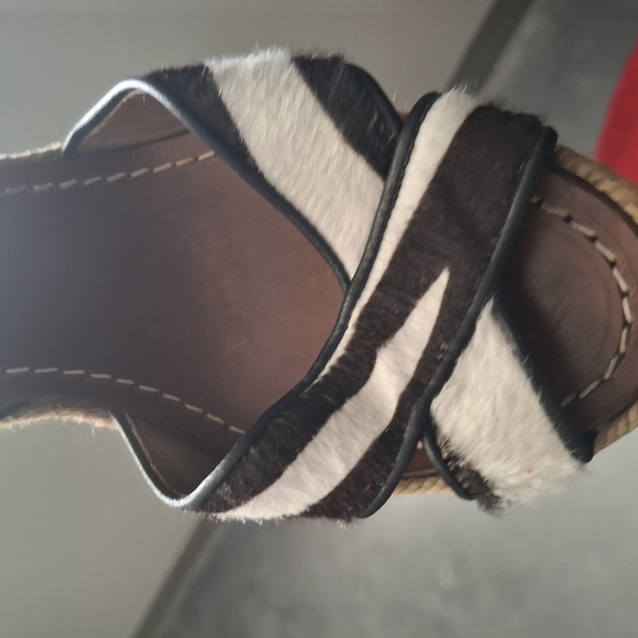 Christian Louboutin Black and White Espadrilles - Picture 3 of 7